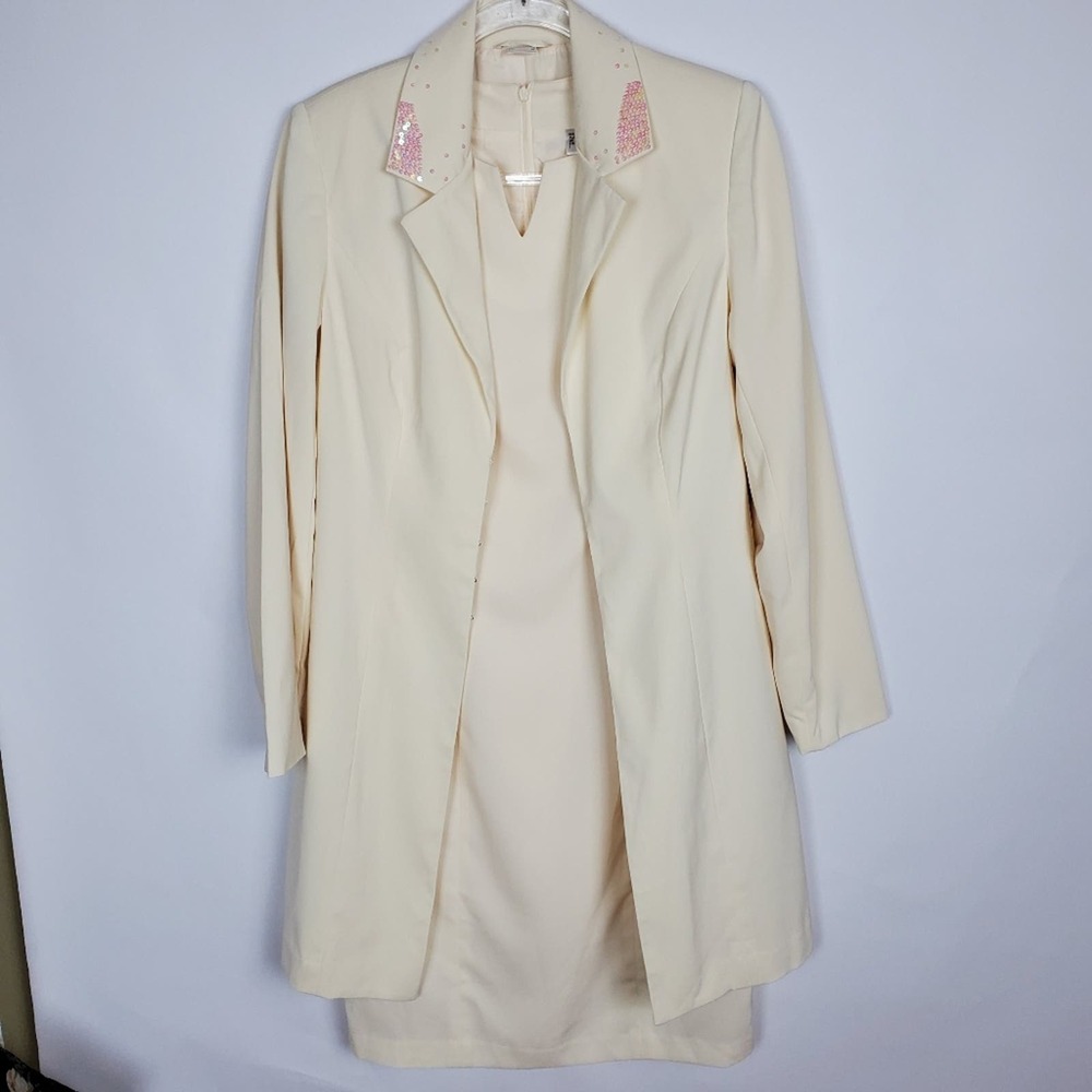 2 pc Wedding Bridal suit Mother of the Bride/Groom US size 10 - Picture 4 of 7